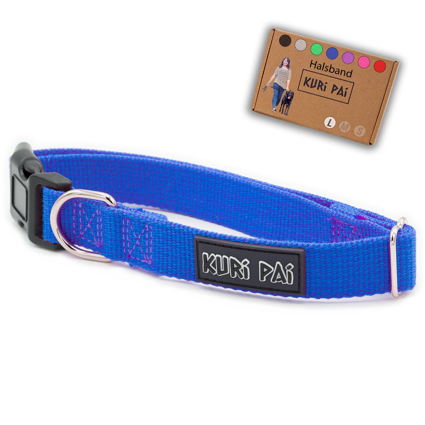 Hundehalsband, blau