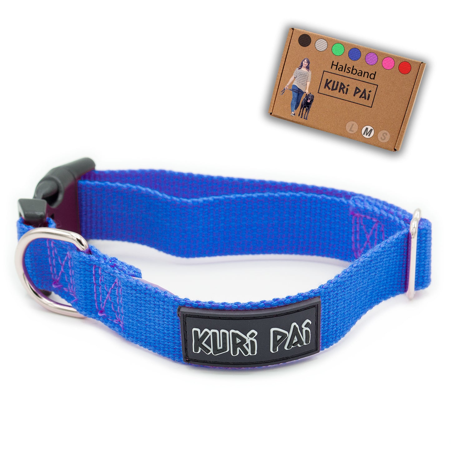 Hundehalsband, blau
