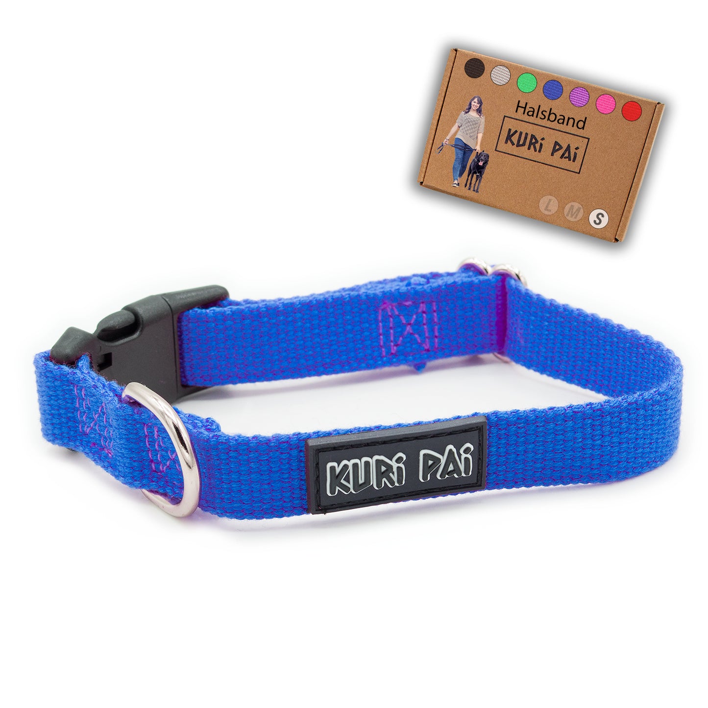 Hundehalsband, blau