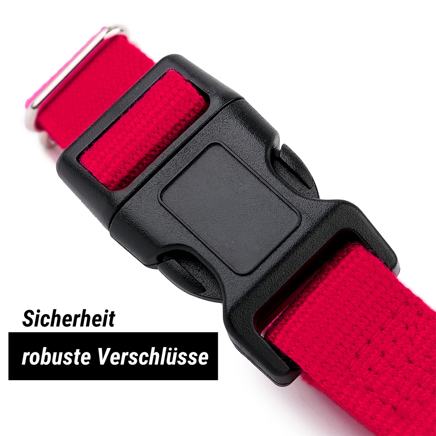 Hundehalsband, rot
